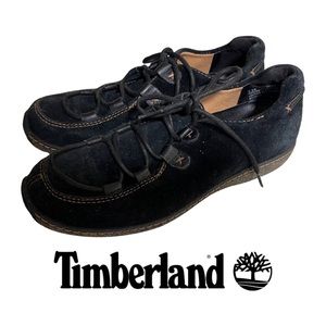 Timberland Black Leather Moccasins Size Men’s 6.5 Women’s 8